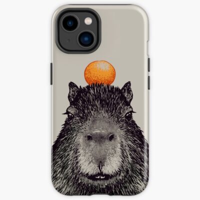 Gort Capybara Iconic Portrait Iphone Case