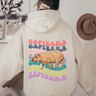 Capybara Retro Hoodie