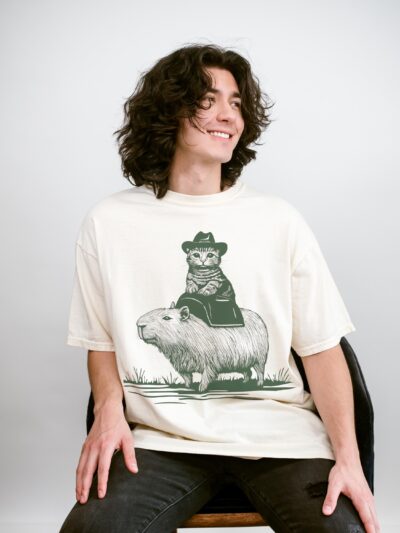 Capybara Western Design T-Shirt