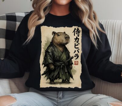 Capybara Samurai Sweatshirt