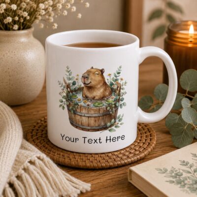 Capybara Cozy Custom Mug