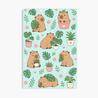 Capybara Minimalist Design Poster