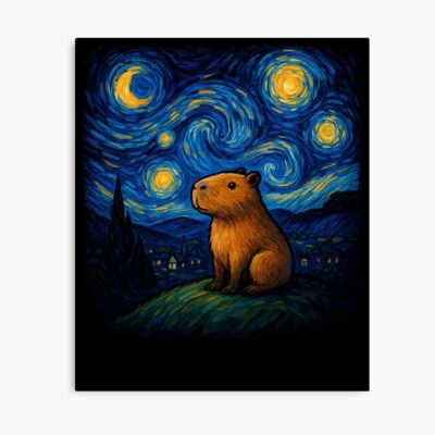 Capybara Vintage Artwork Poster