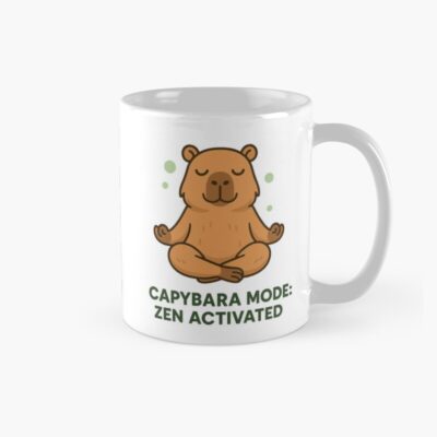Capybara Modern Illustration Mug