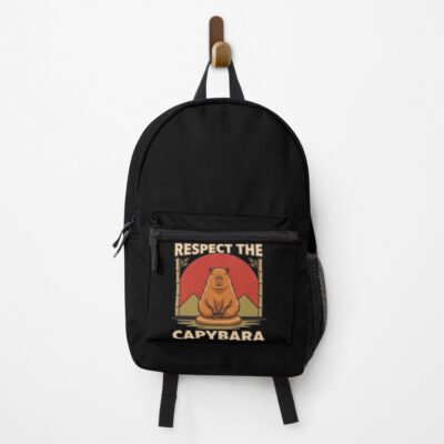 Capybara Vintage Graphic Backpack
