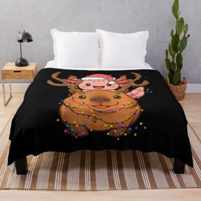 Capybara Iconic Design Throw Blanket