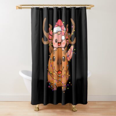 Capybara Iconic Design Shower Curtain