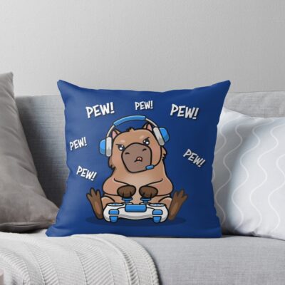 Capybara Timeless Design Throw Pillow